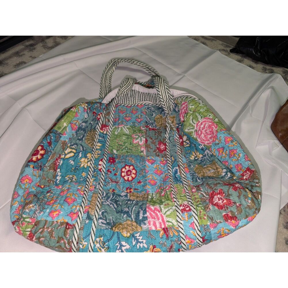 Cotton patchwork bag